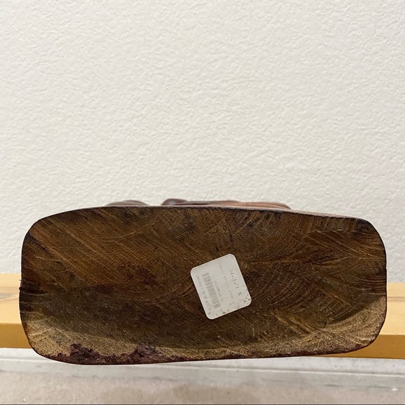 Ocean Blue Company Wood Carved Statue Sculpture Abstract Man Woman Yoga MCM - Picture 11 of 12